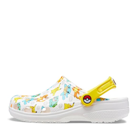 Crocs x Pokemon 2 Classic Low Mens Clog Shoes Yellow 207765-94S NEW Size 7